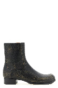 Vintage leather ankle boots
