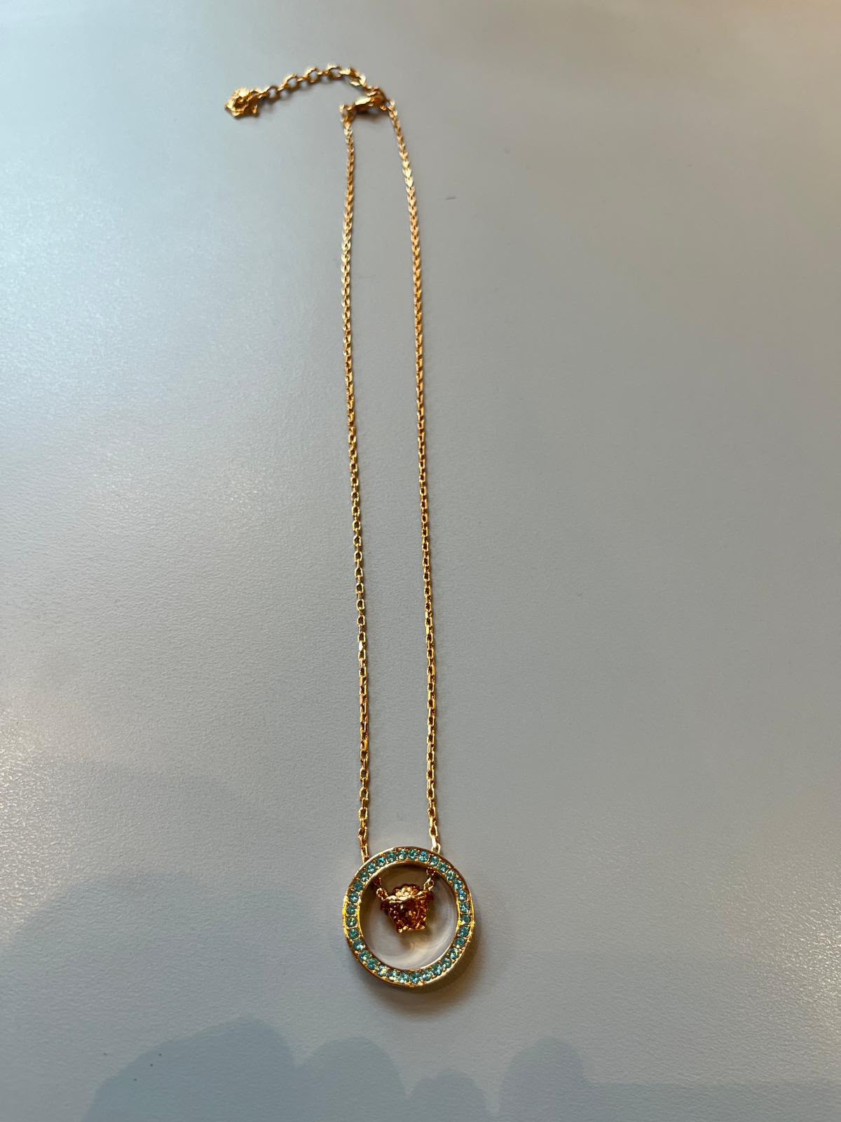 Medusa Crystal Pendant Necklace