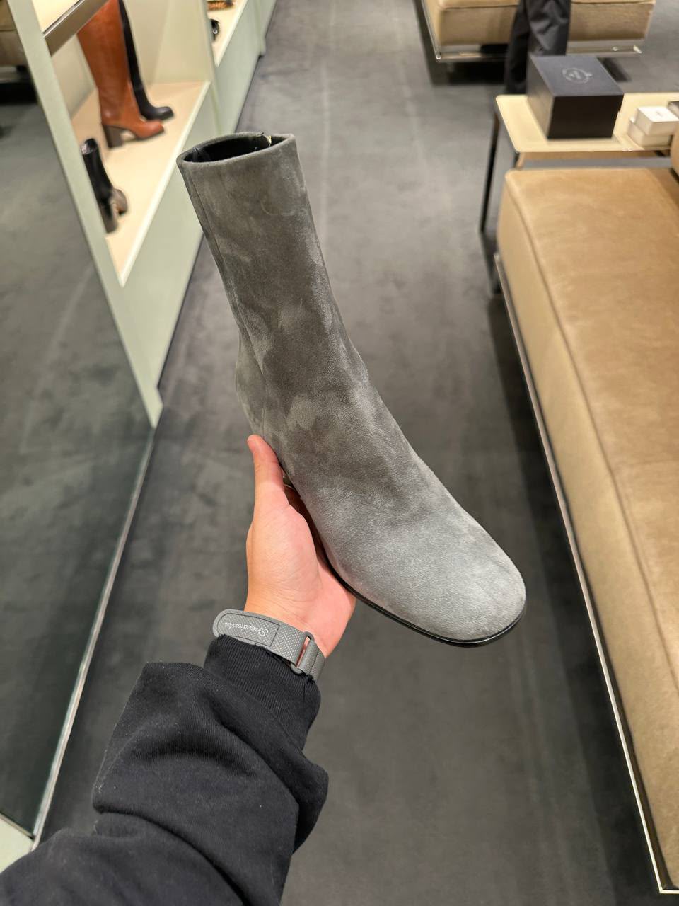 Suede Ankle Boot