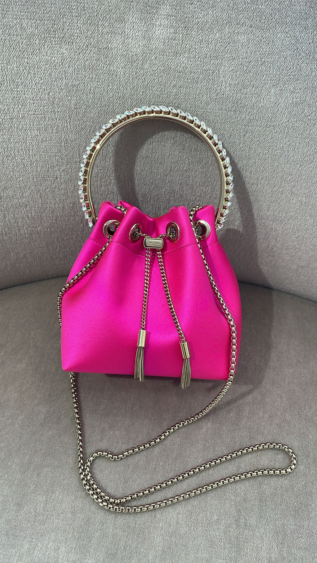Hangisi Jewel Buckle Shoulder Bag