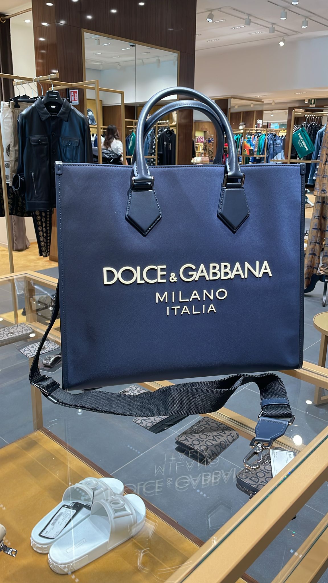 Nylon Tote Bag with Logo