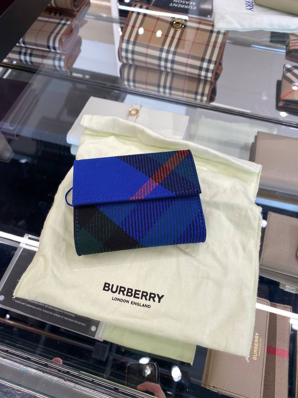 Check Folding Card Case