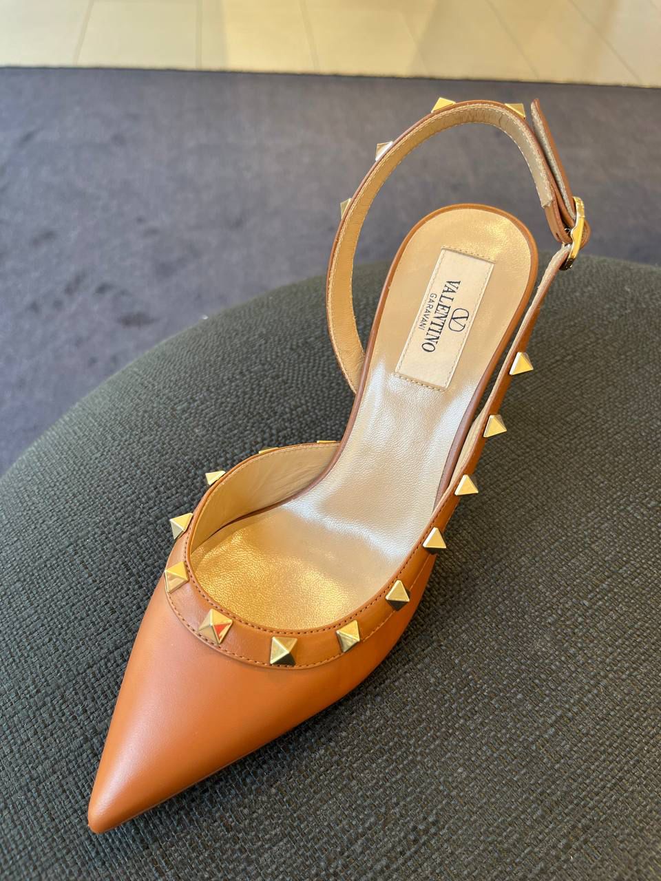 Rockstud Slingback Pump