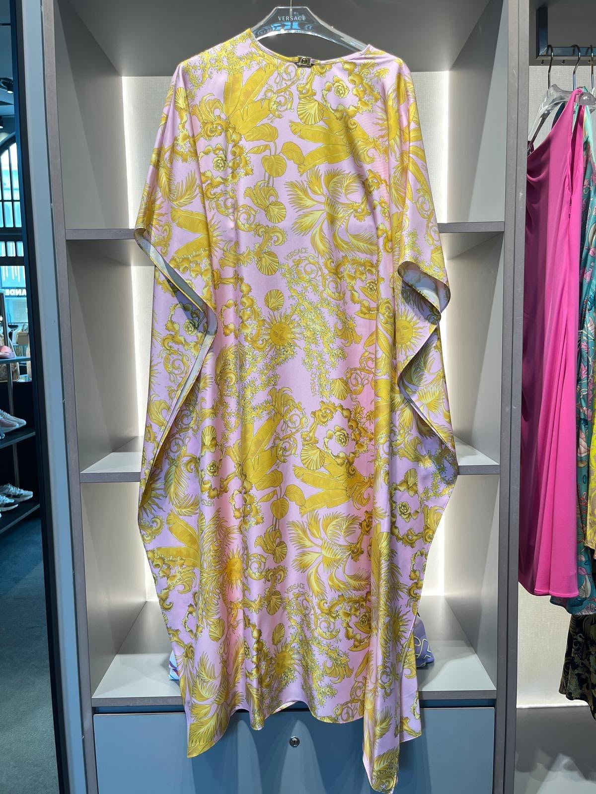 Barocco Goddess Silk Kaftan