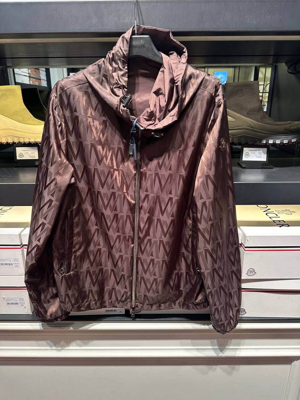 Logo-Print Hooded Jacket