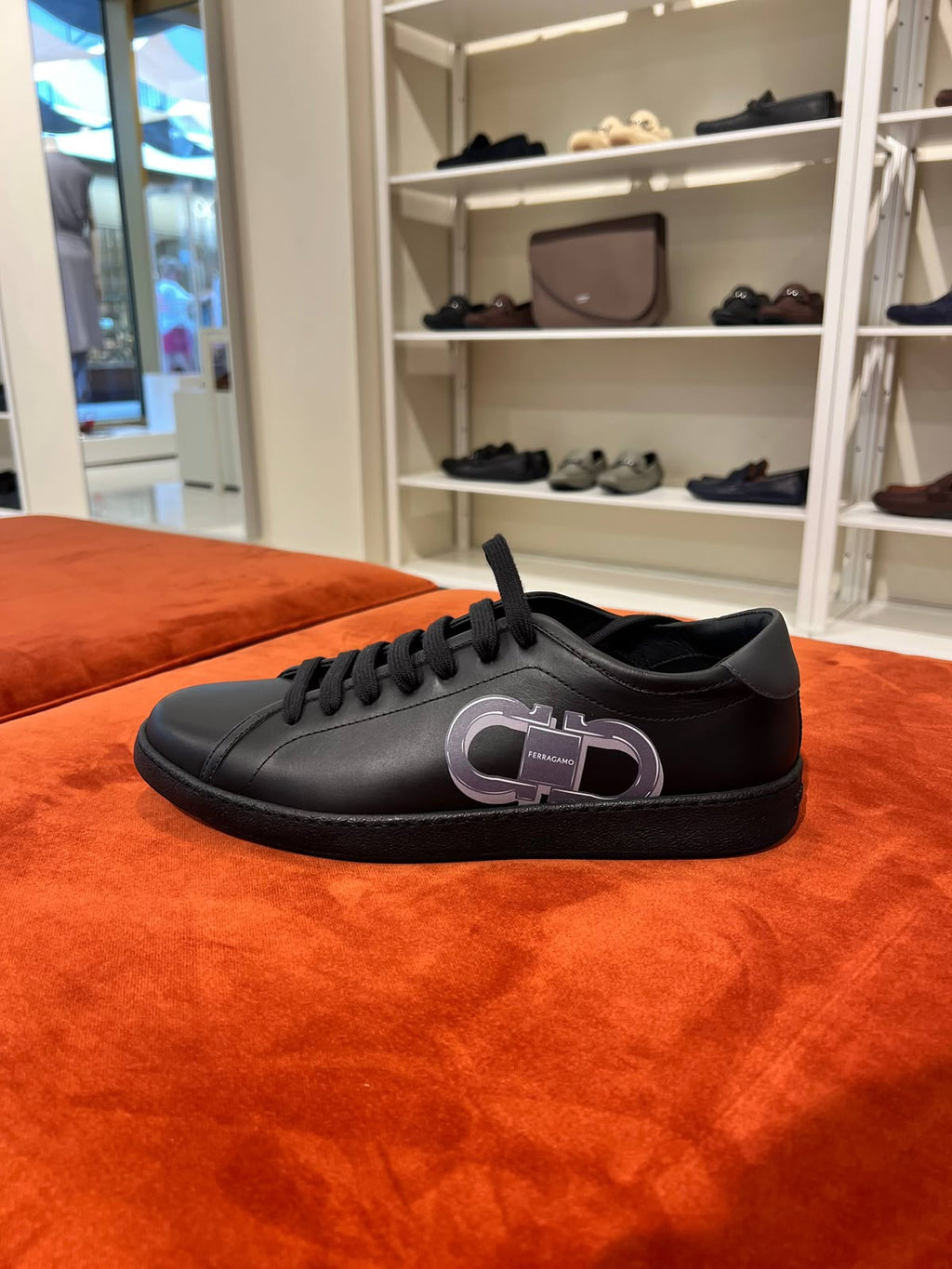 Ferragamo Gancini Low-Top Sneaker