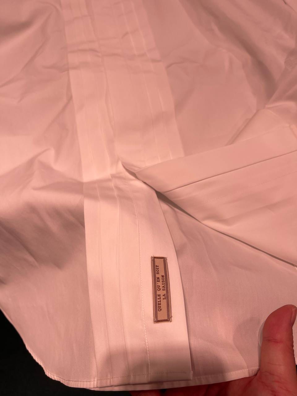 Pleated Tuxedo Shirt
