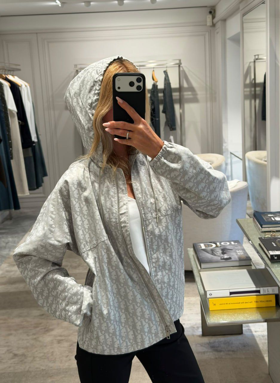 Oblique Hooded Anorak