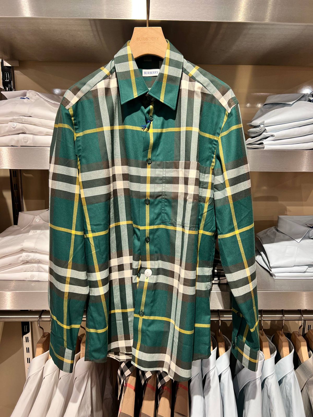 Check Cotton Flannel Shirt