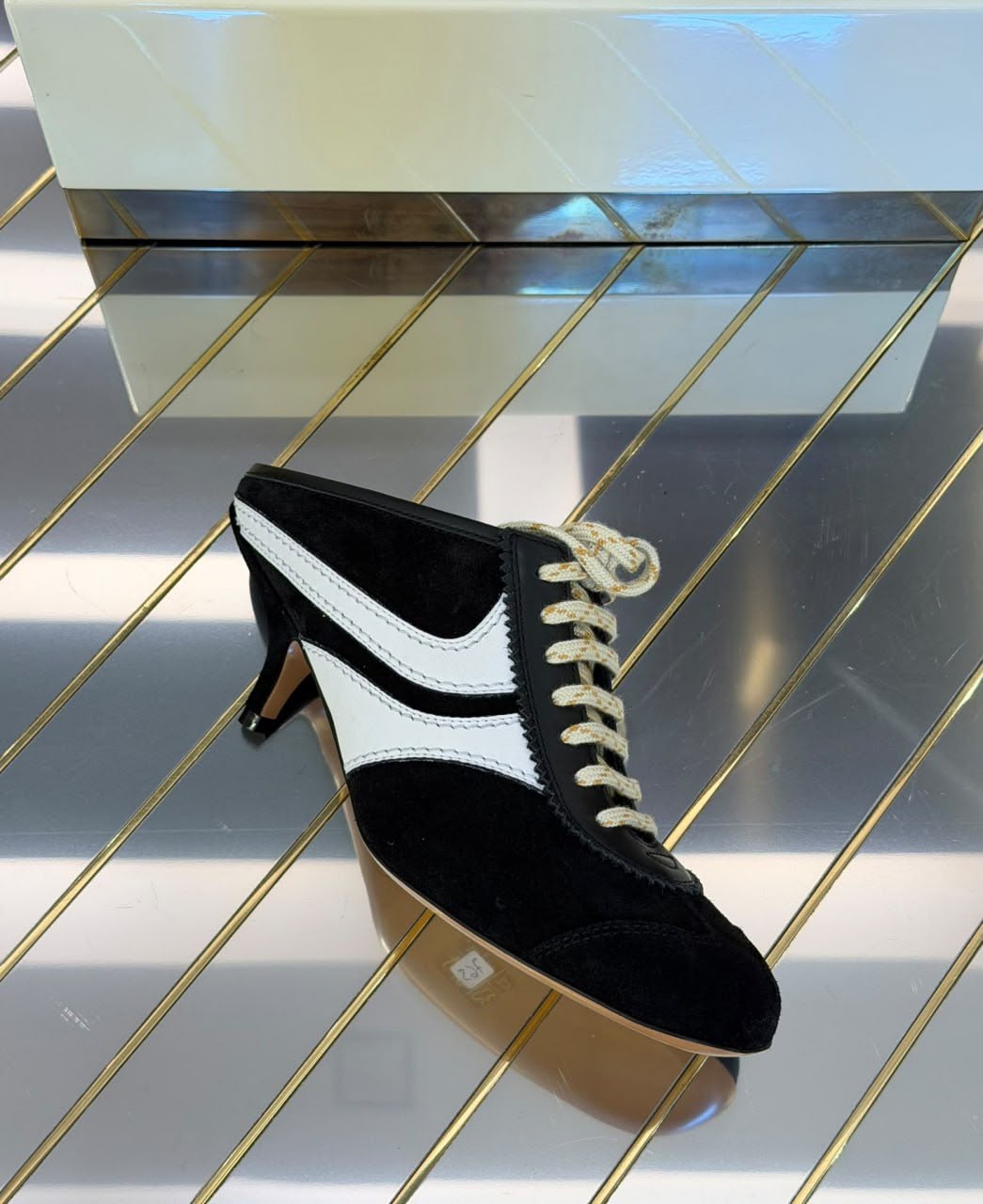 Lace-Up Mules