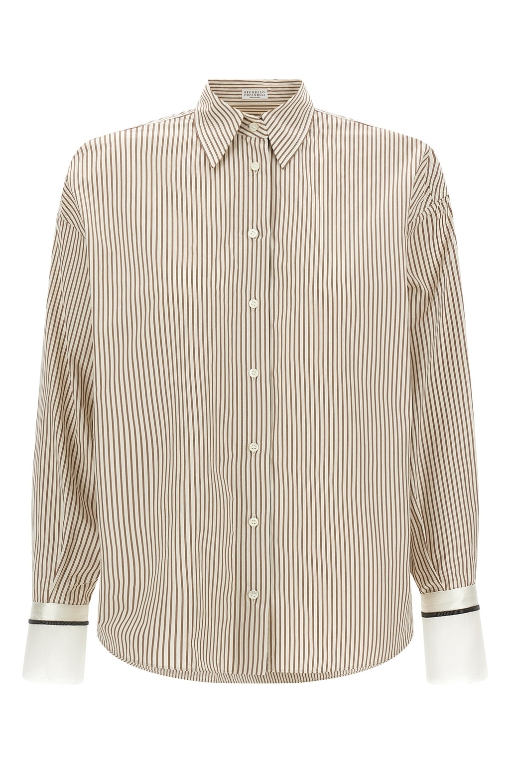 'Monile' cuffed shirt