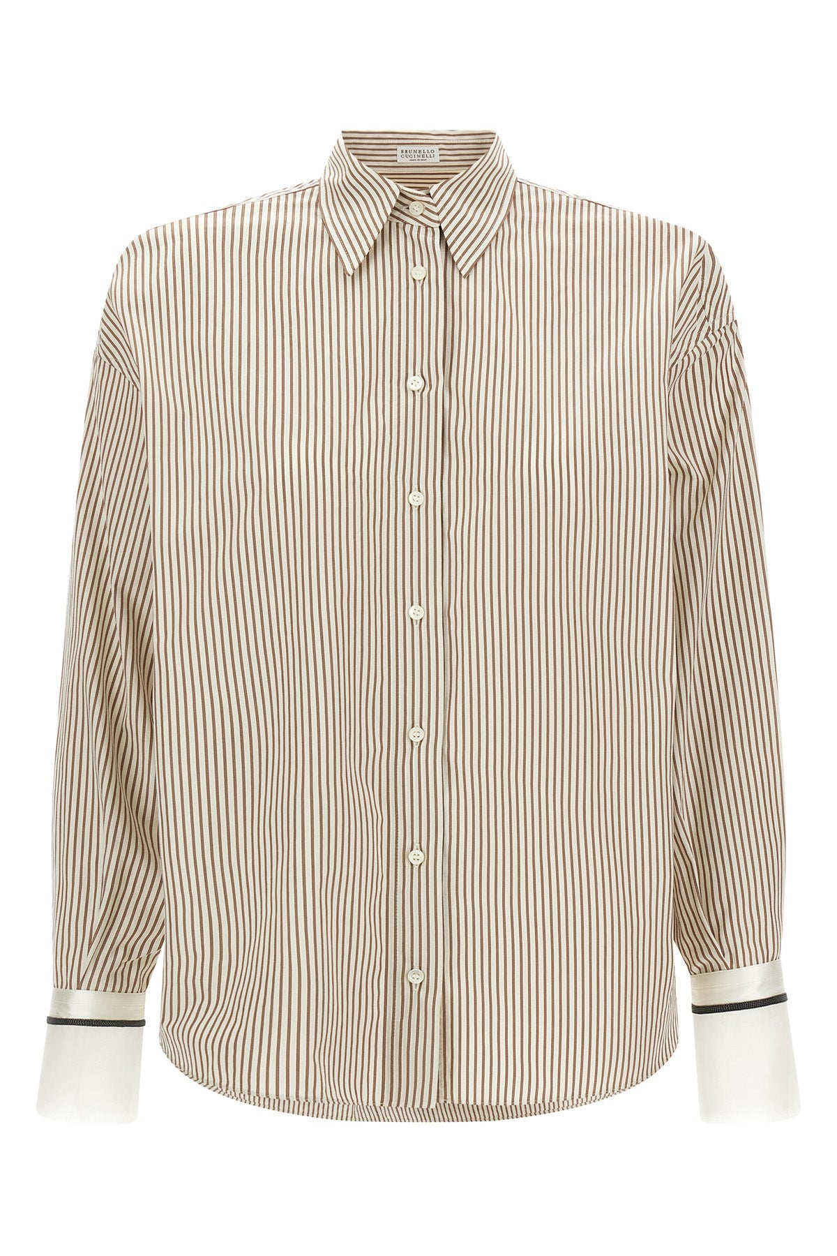 'Monile' cuffed shirt