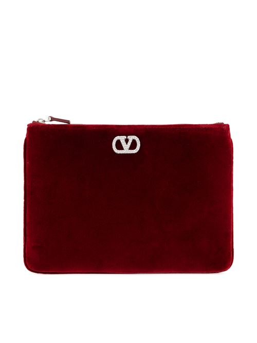 Pouch realizzata in velluto