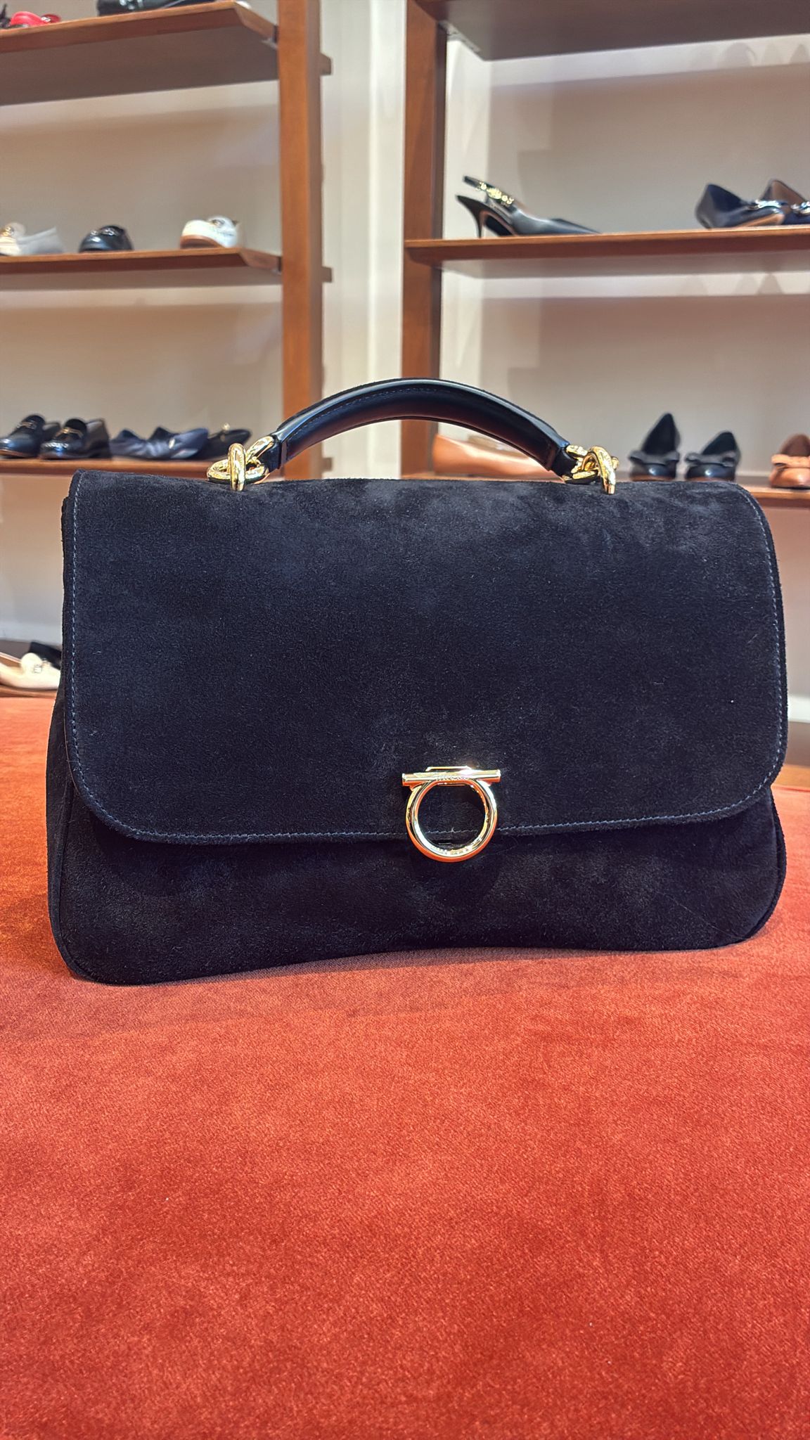 Ferragamo Gancini Top Handle Bag