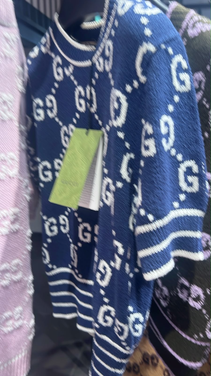 GG Jacquard Wool Sweater