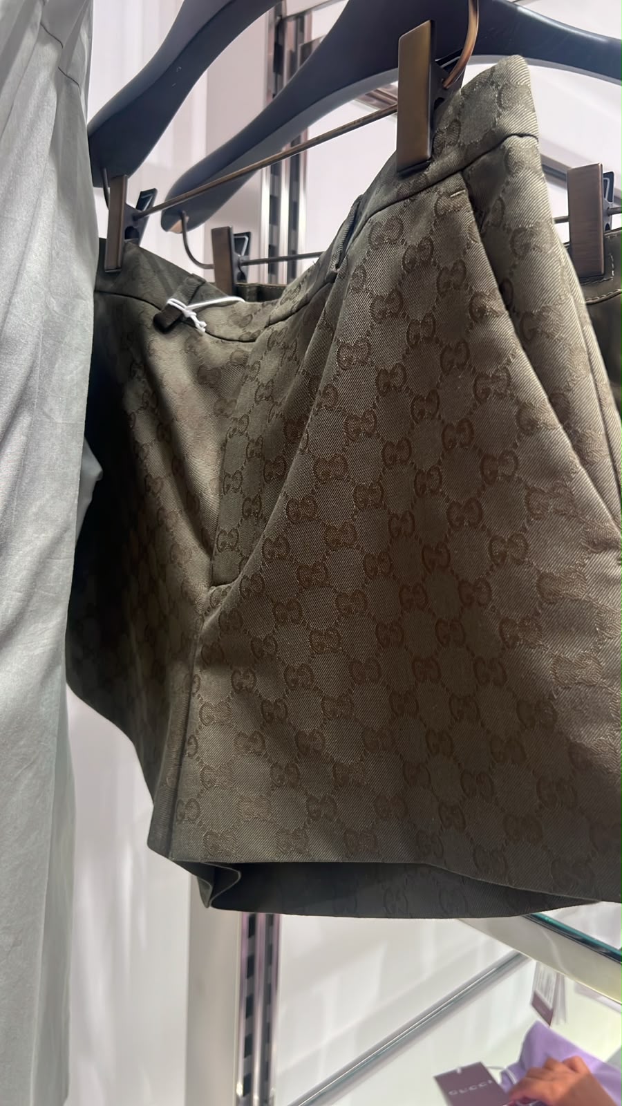 GG Supreme canvas shorts