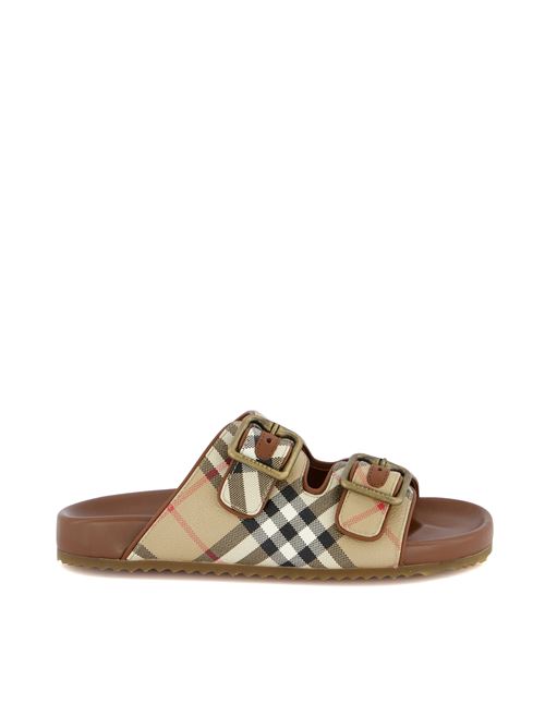 Sandali Urchin Check in pelle