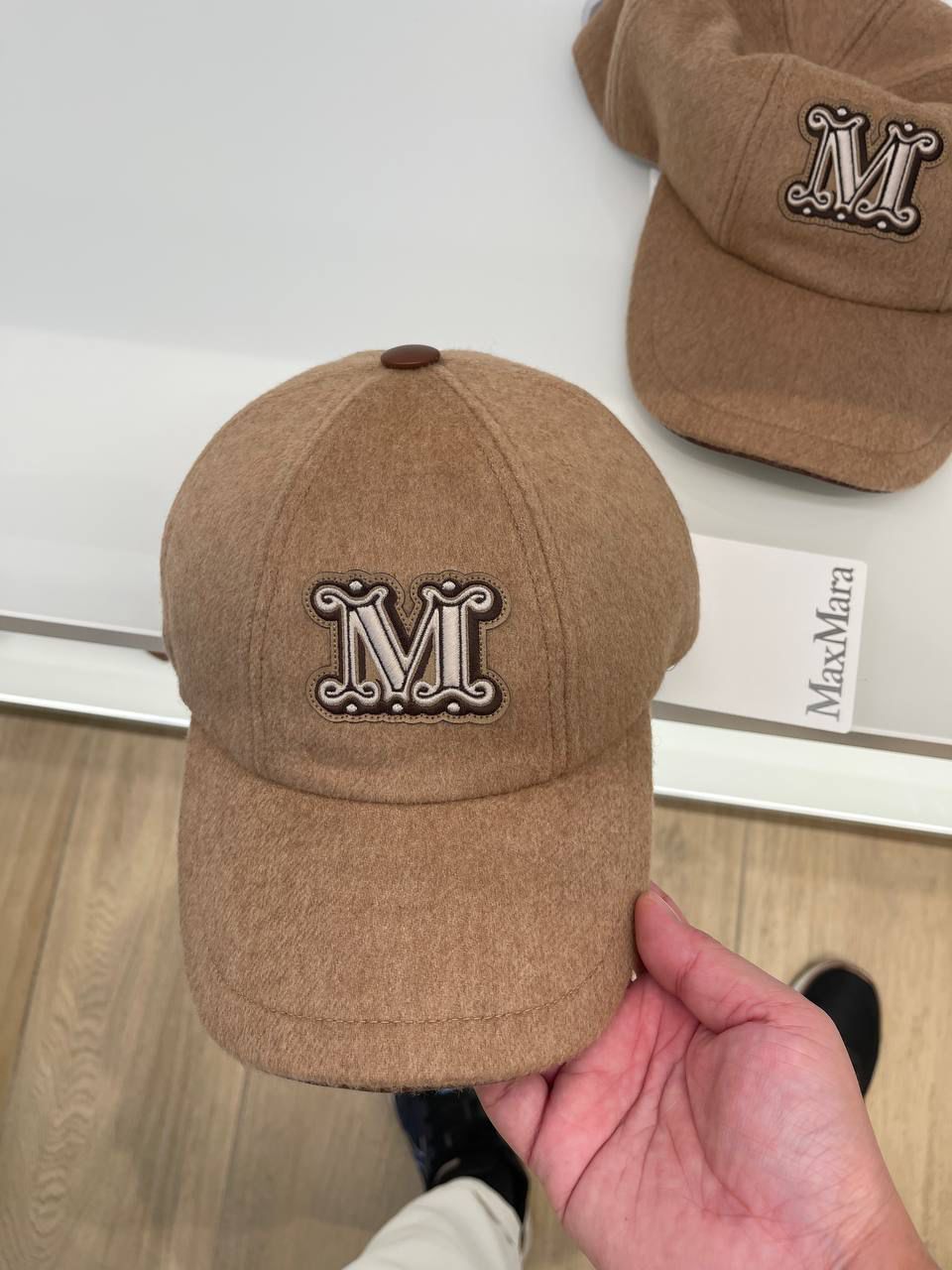 Camel Hair Baseball Cap