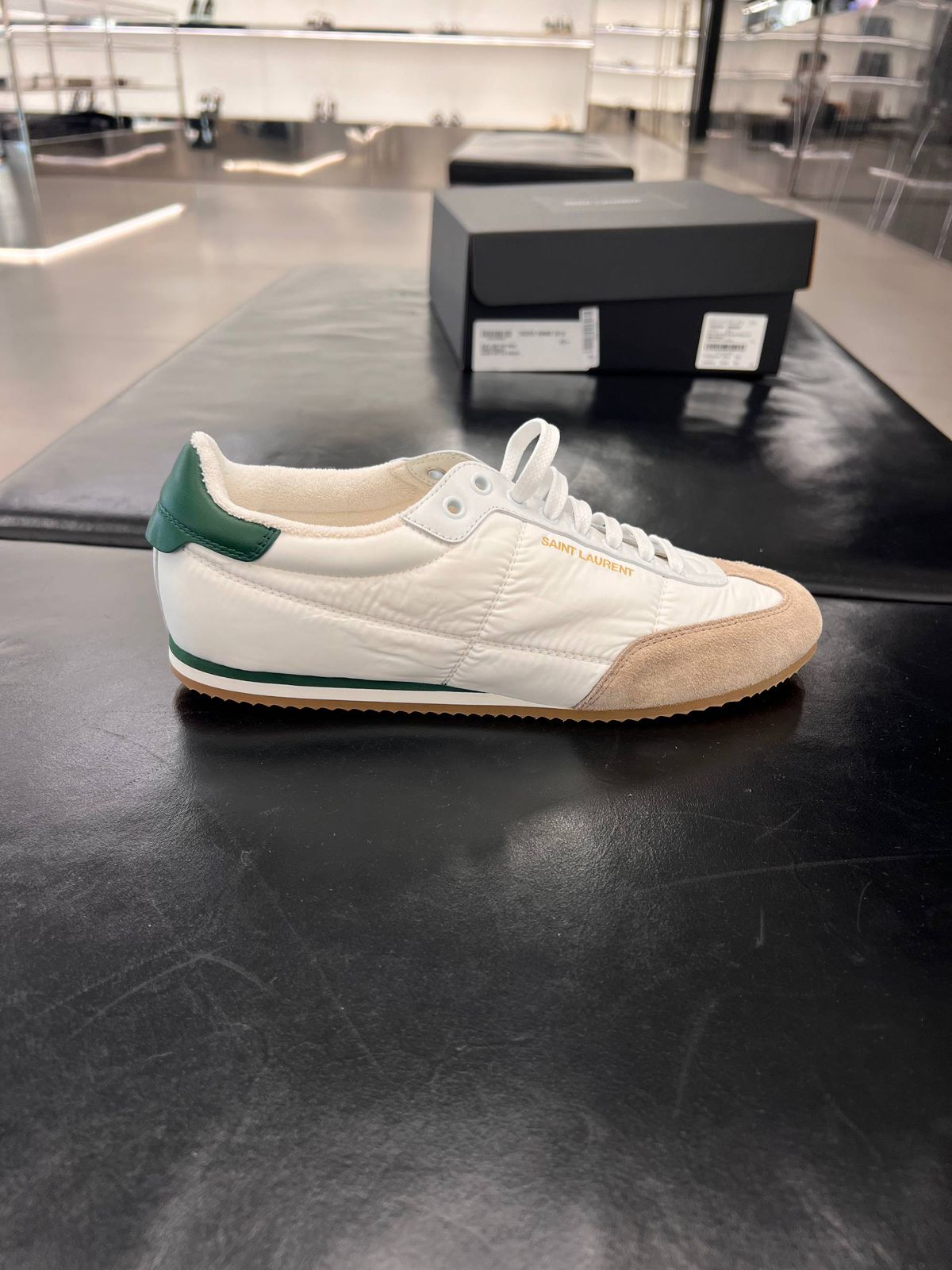 Saint Laurent Malibu Sneakers in Nylon and Suede