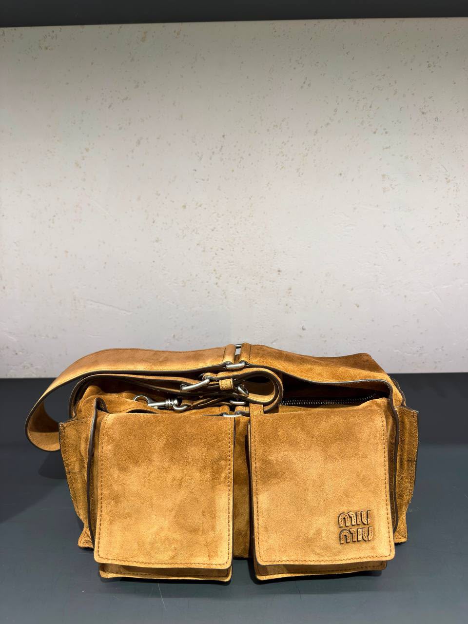Suede Shoulder Bag