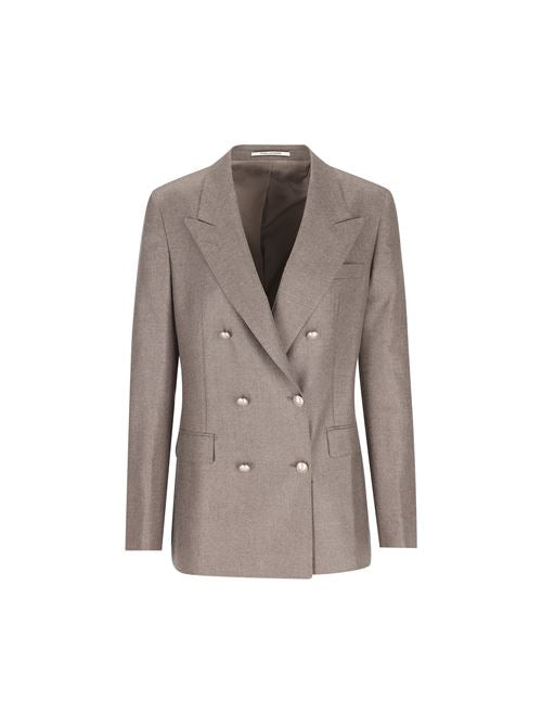 Giacca Doppiopetto in Lana Vergine e Cashmere