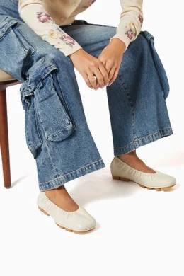 Cargo Wide-Leg Jeans