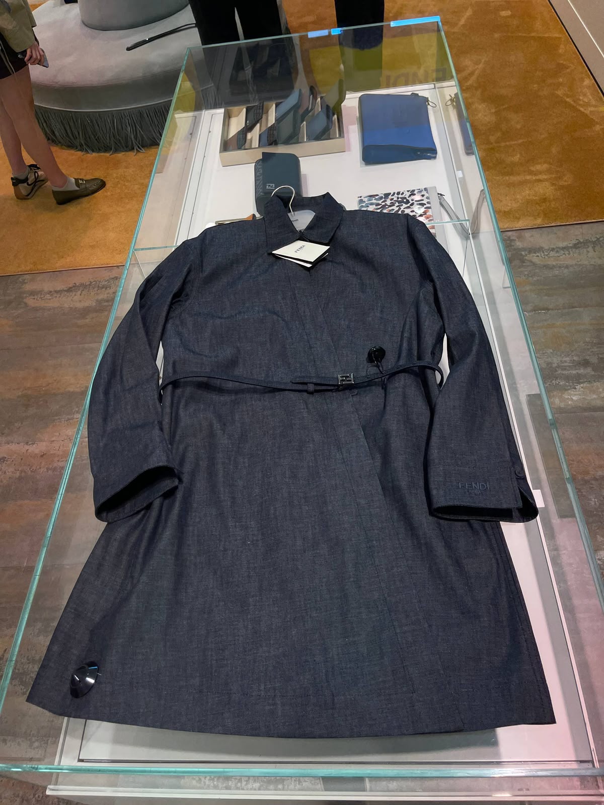 Denim Trench Coat