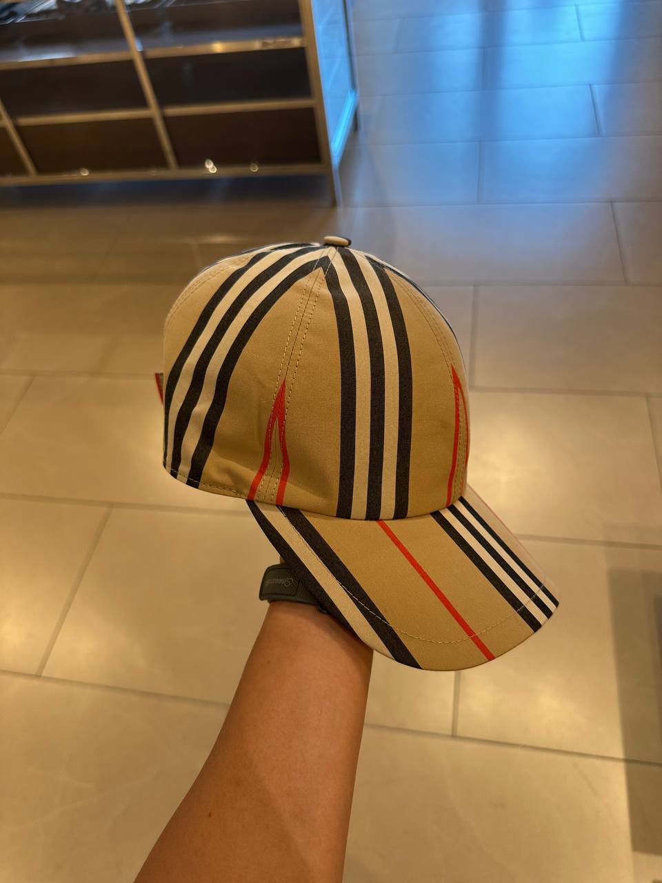 Vintage Check Baseball Cap