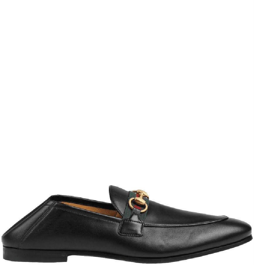 Jordaan collapsible-heel leather loafer