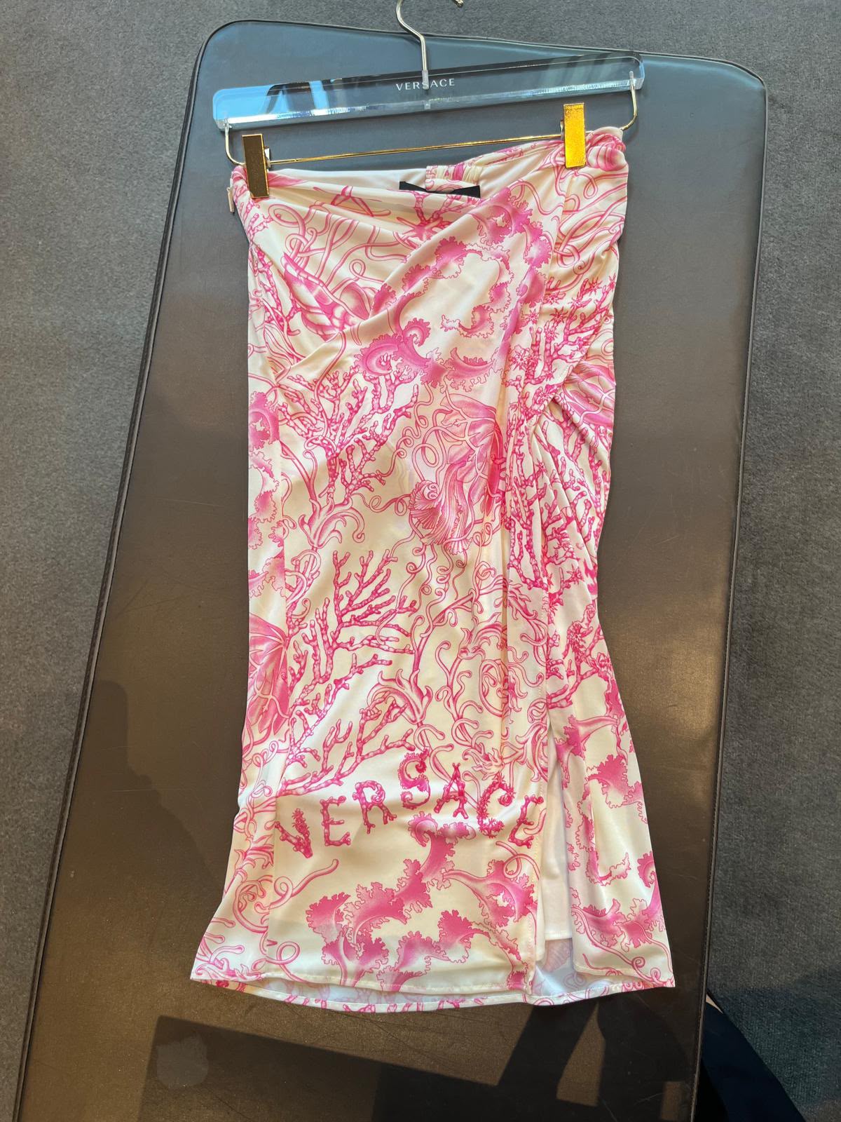 Trésor de la Mer Print Midi Skirt