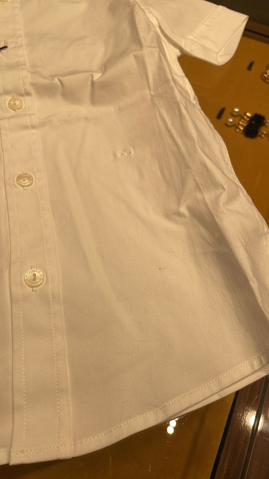 Short-sleeve button-down shirt