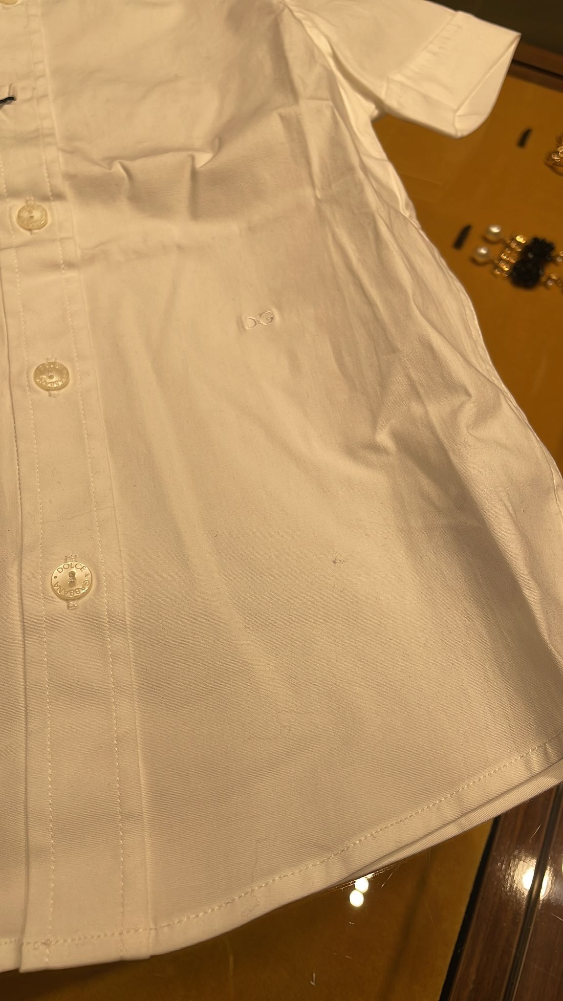 Short-sleeve button-down shirt