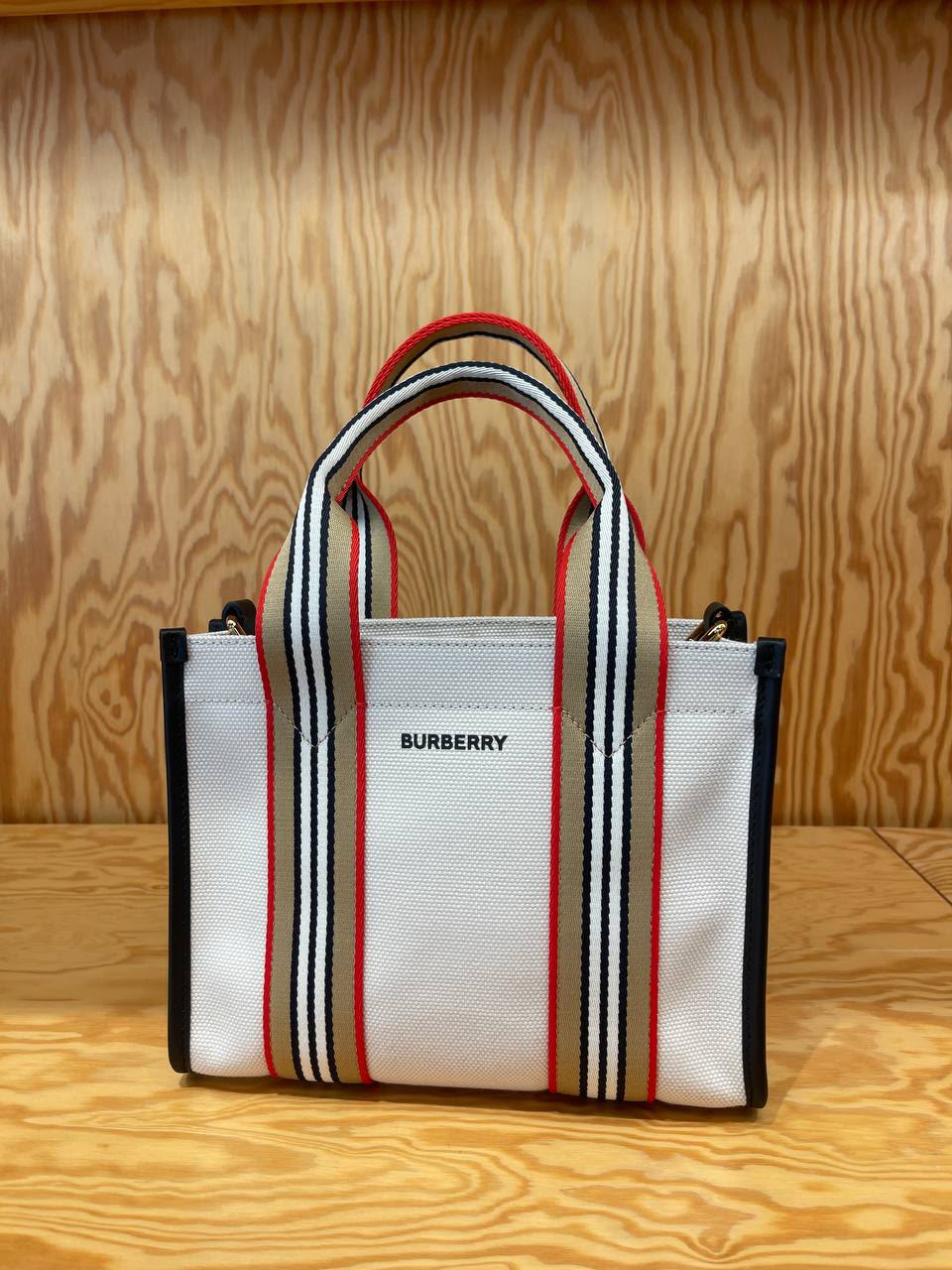Mini Canvas and Leather Freya Tote Bag