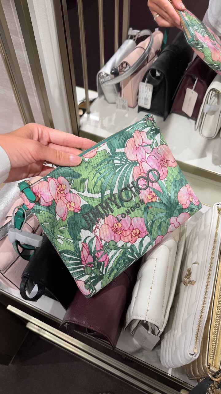 Floral Print Pouch