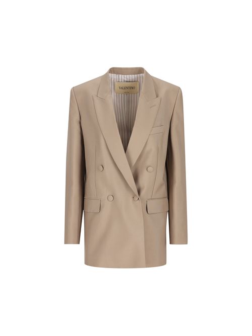 Blazer realizzato in mohair e lana