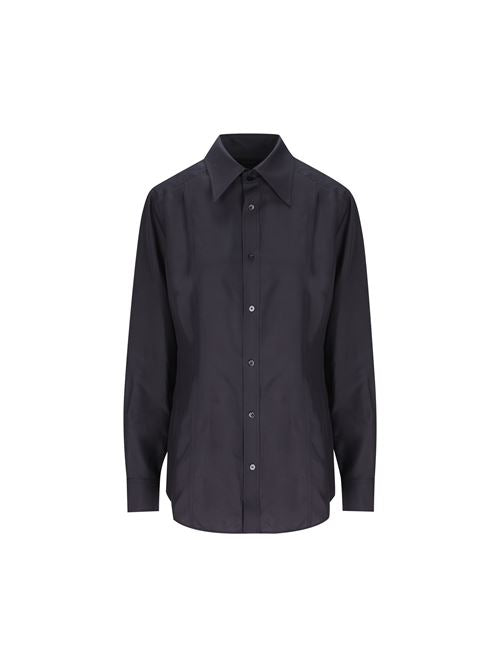 Camicia in popeline di seta
