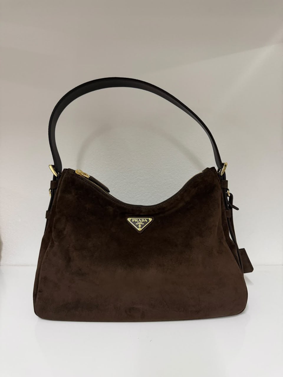 Suede Shoulder Bag