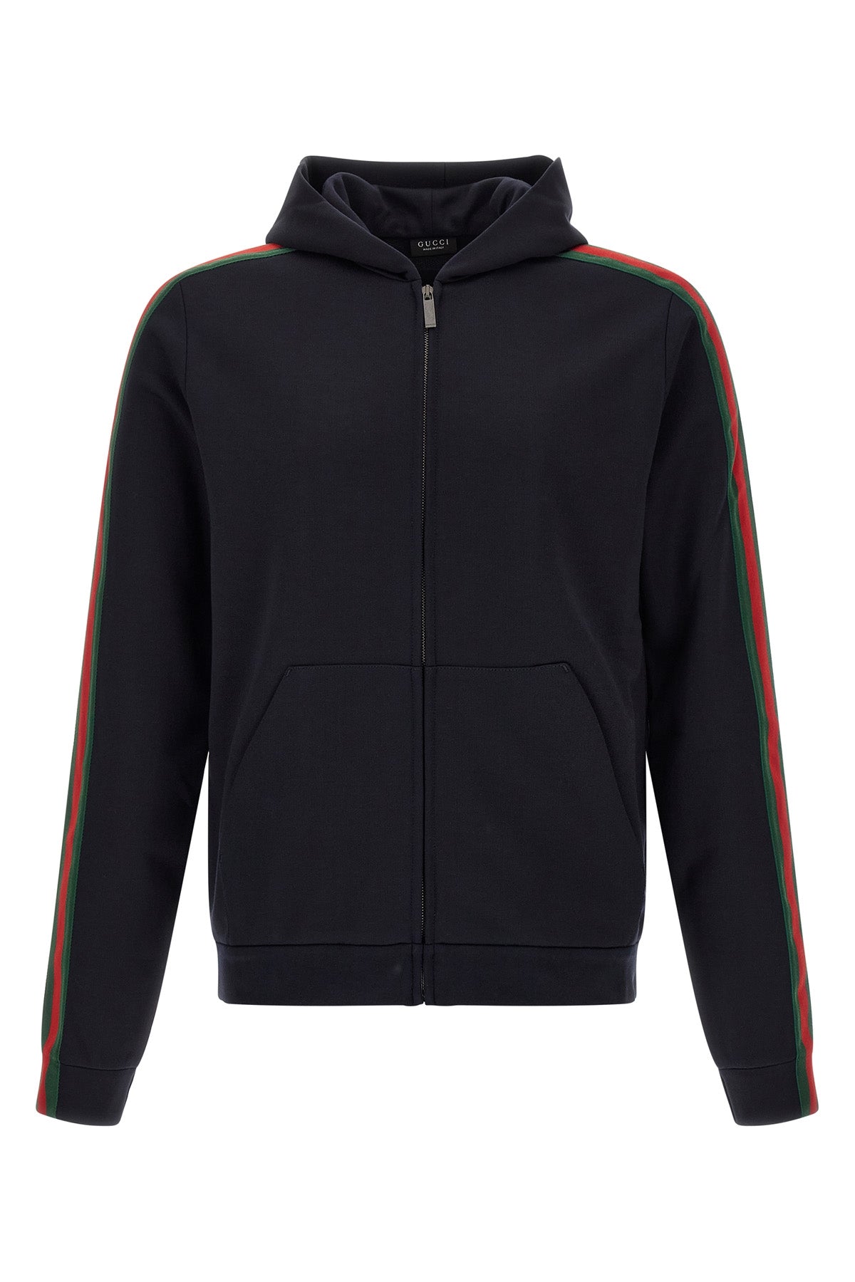 'Web' silk and cotton hoodie