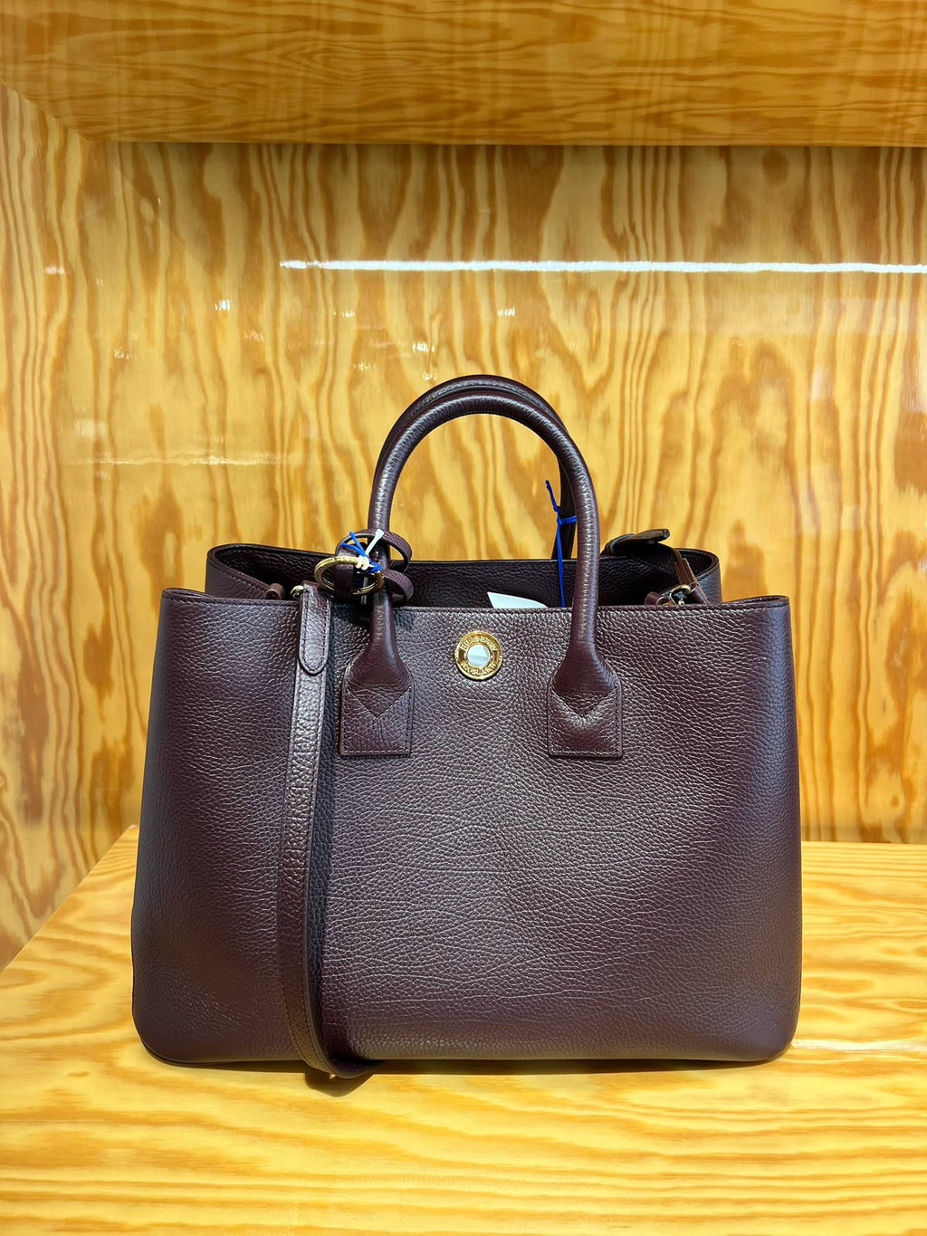 Small Leather Tote Bag