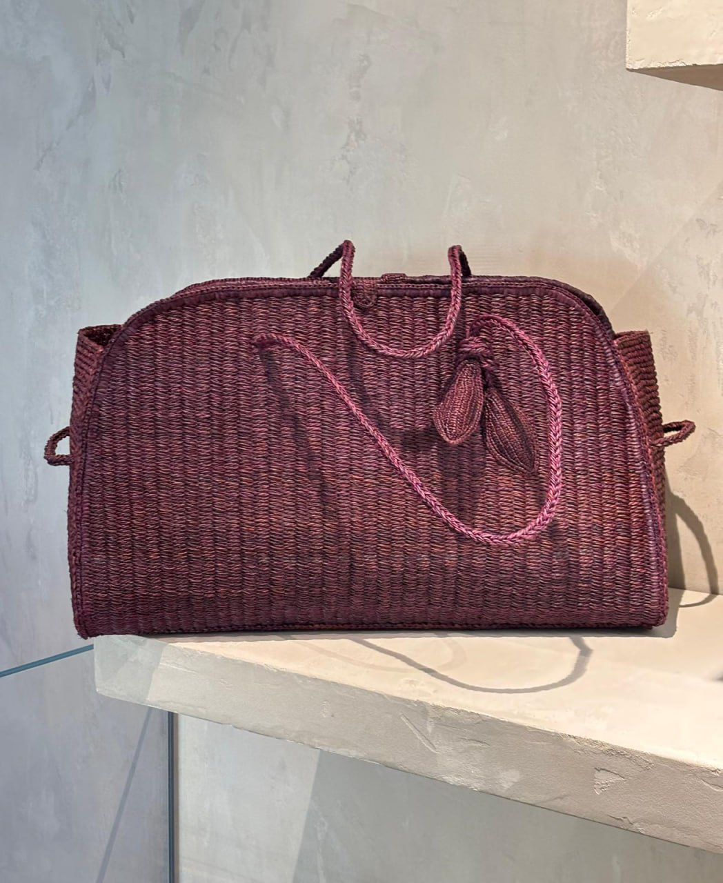 Margaux 17 in Woven Raffia