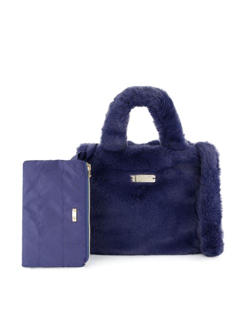 Borsa realizzata in pelliccia sintetica