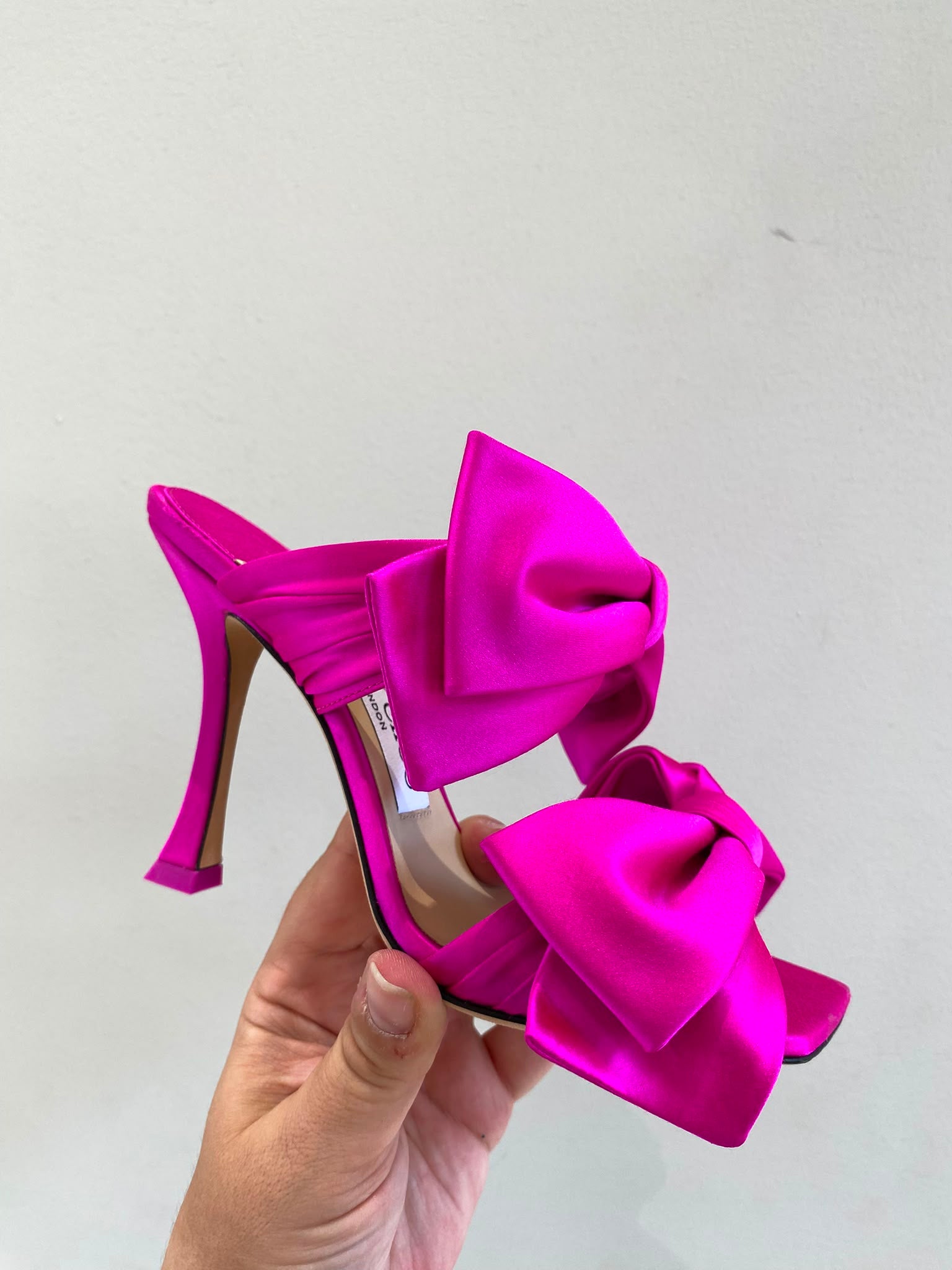 'Mimi' Satin Platform Sandals