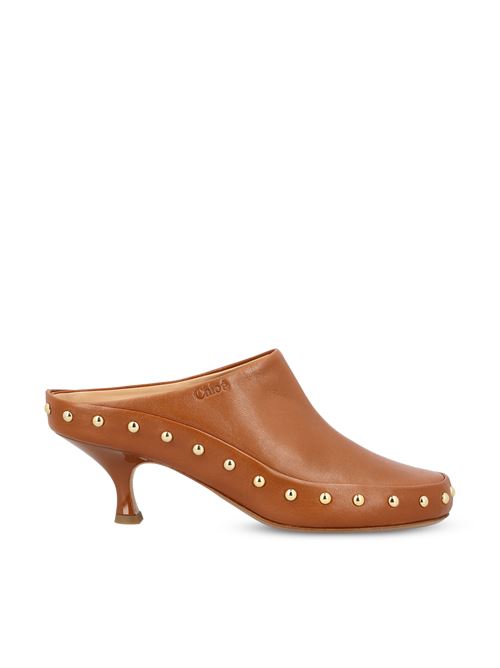 Sabot realizzate in pelle di agnello