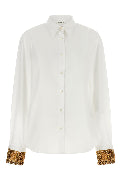 Shirt with embroidered cuffs