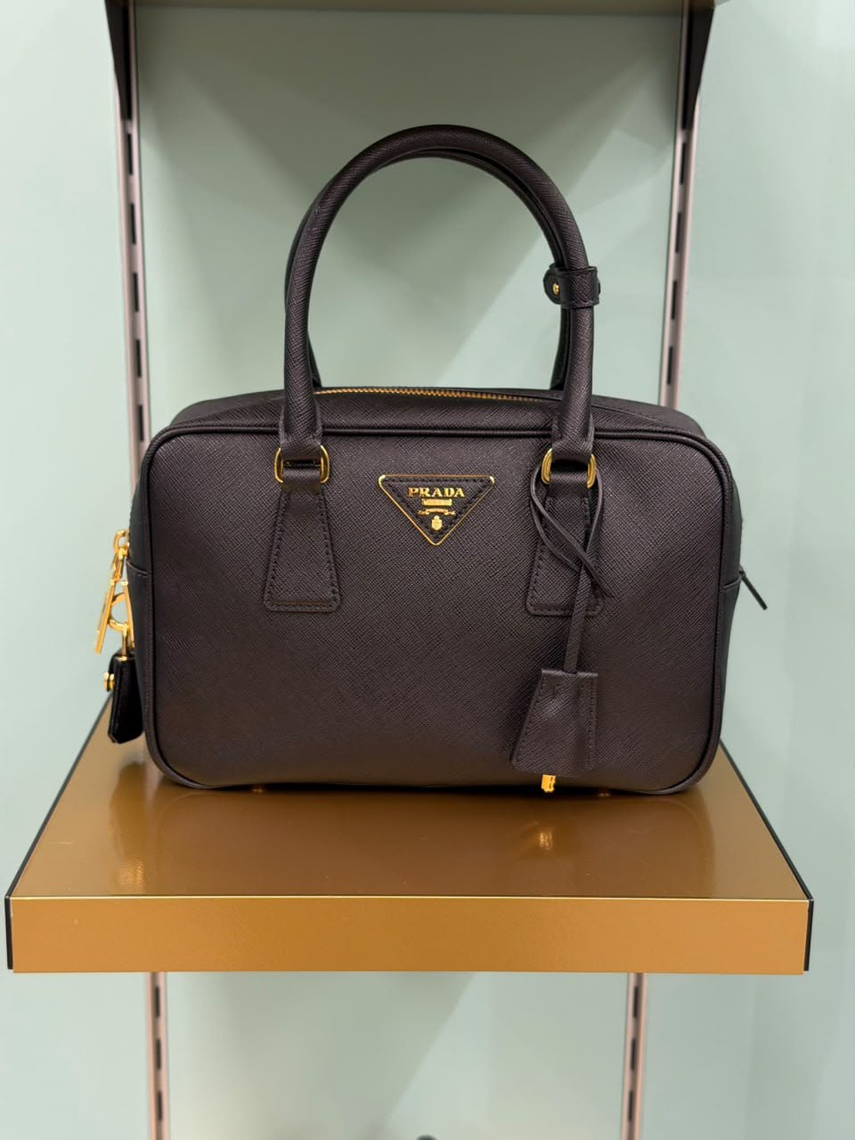 Saffiano Leather Mini Bag