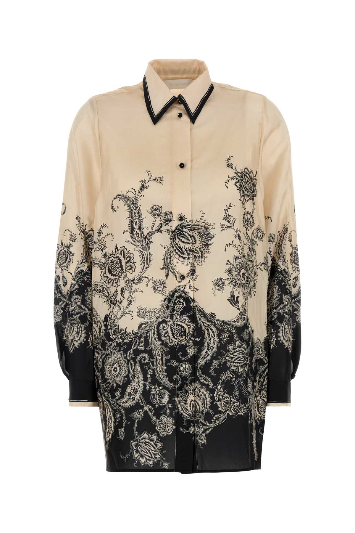 ZIMMERMANN RHIANNON RELAXED SHIRT For Women Exterior: 100% Silk