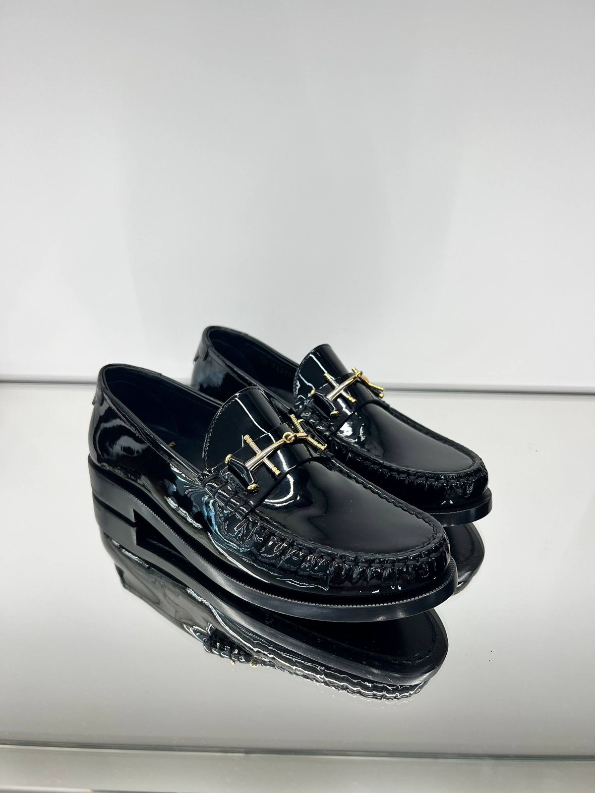 Horsebit Patent Leather Loafers