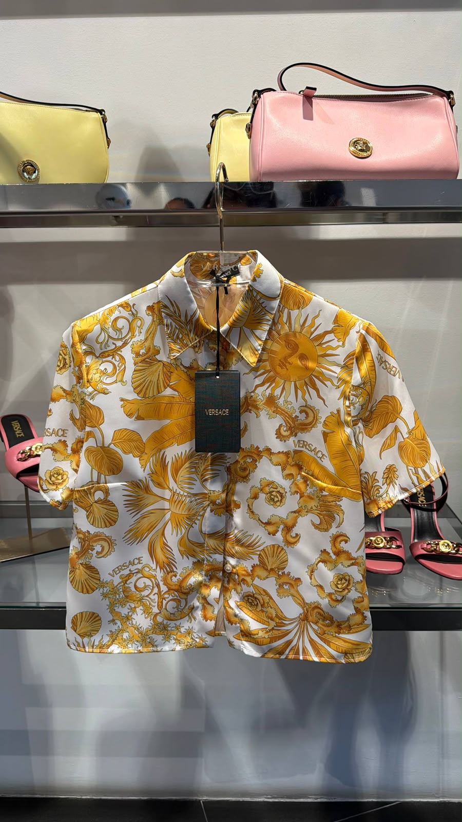 Le Pop Classique Print Silk Shirt