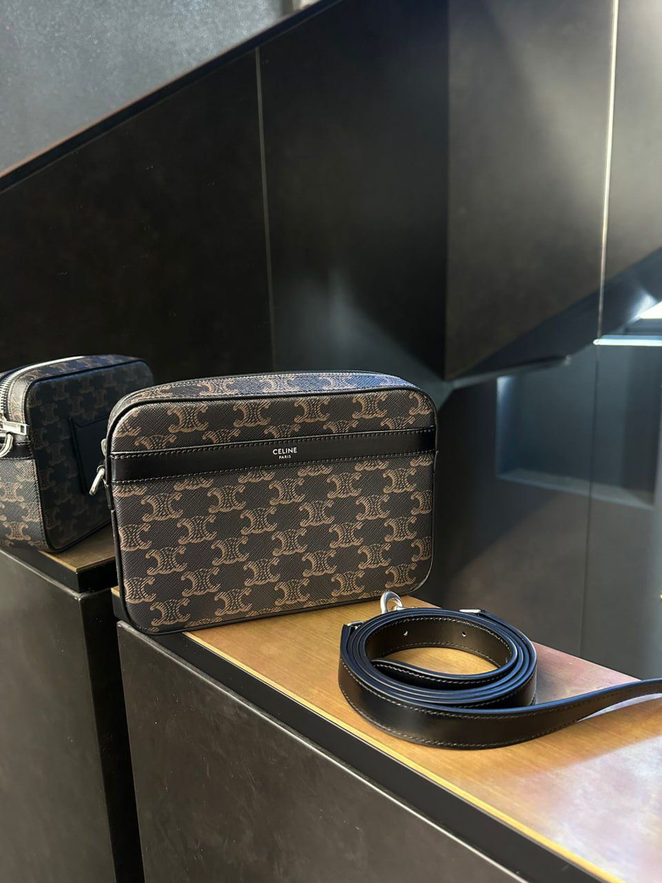 Small Messenger Bag in Triomphe Canvas