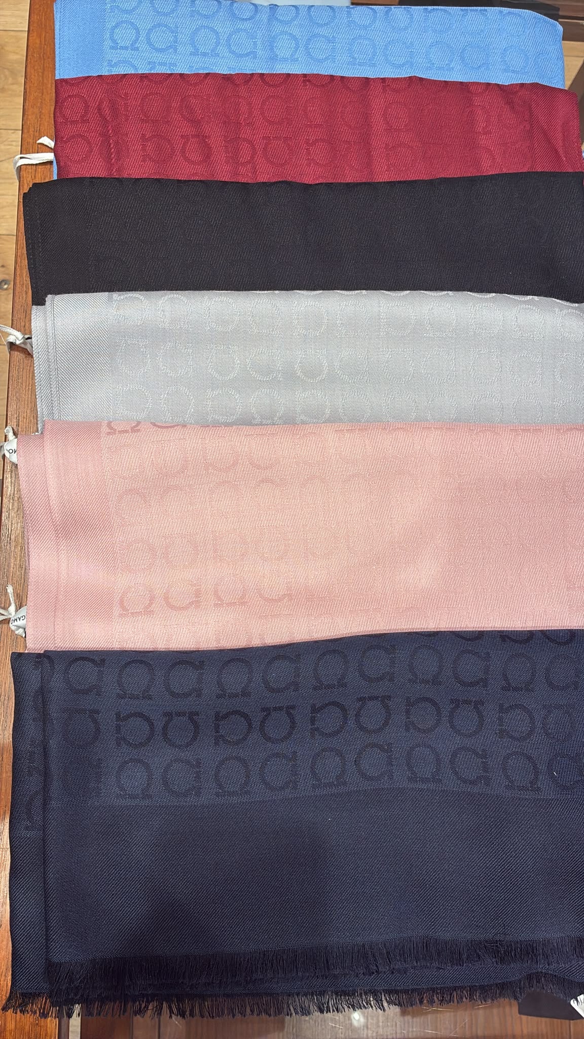 Gancini Monogram Scarf